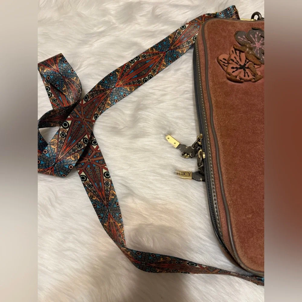 Y2K Vintage Juicy Couture Rust Laptop Bag